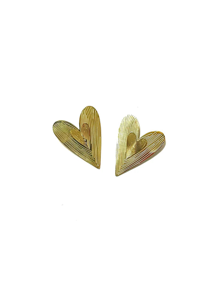 BE MINE HEART EARRINGS
