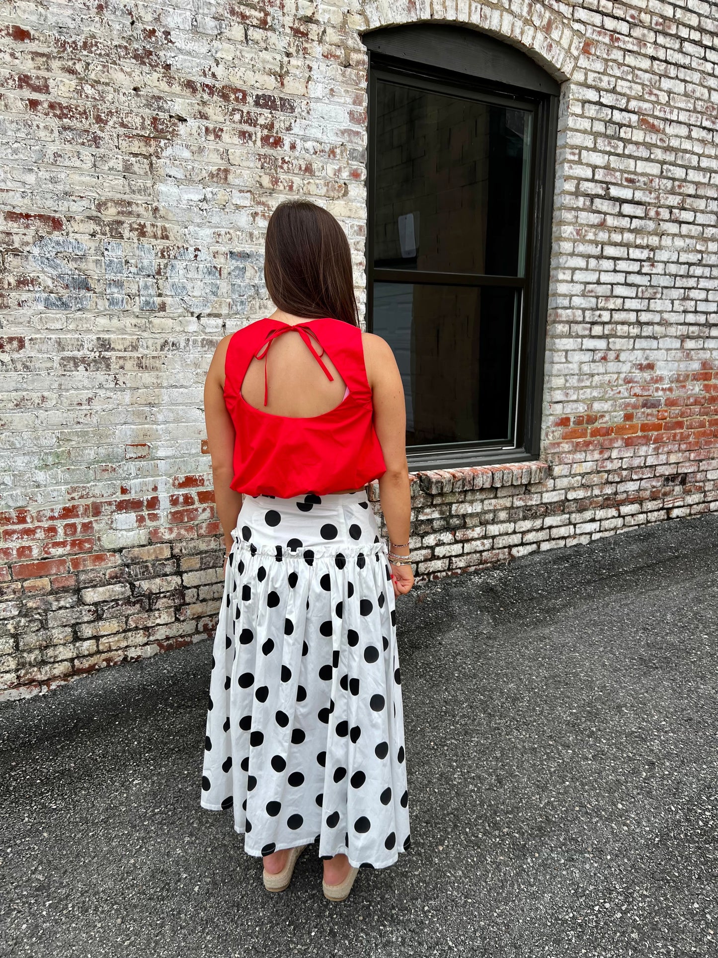 RED BUBBLE TOP