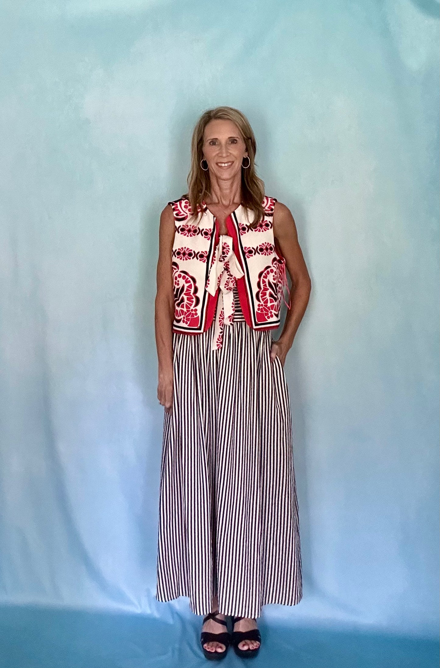 TAILGATE TIDES MAXI DRESS