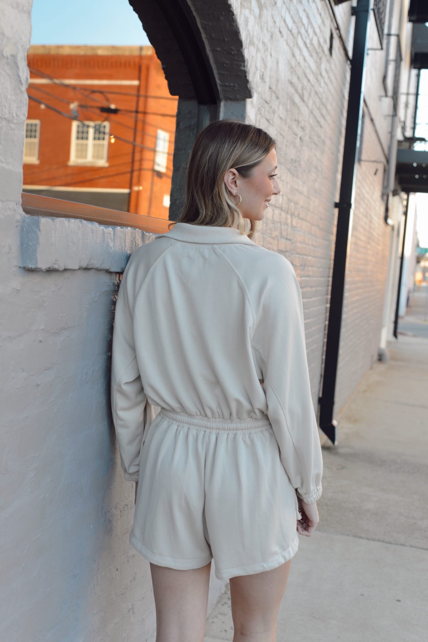 Luxeknit Half Zip Romper