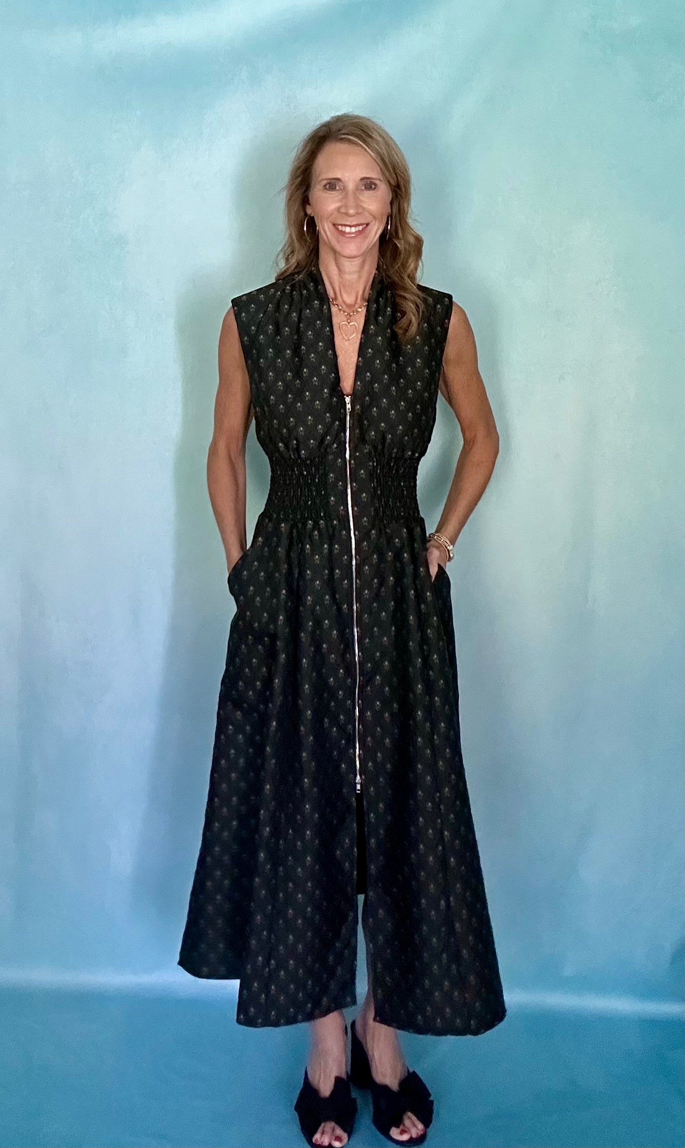 MIDNIGHT MIDI DRESS
