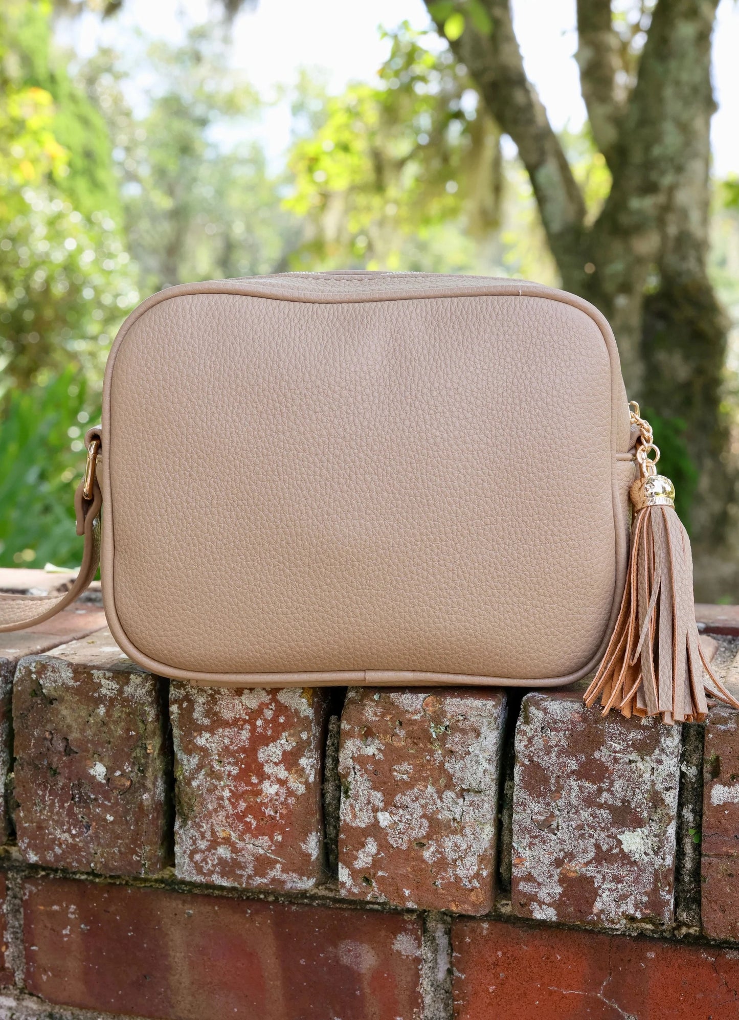 RYLIE CROSSBODY WITH TASSEL-TAUPE