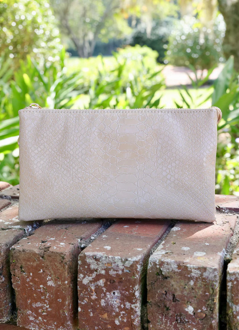 LIZ CUSTOM COLLECTION CROSSBODY-TAN ES