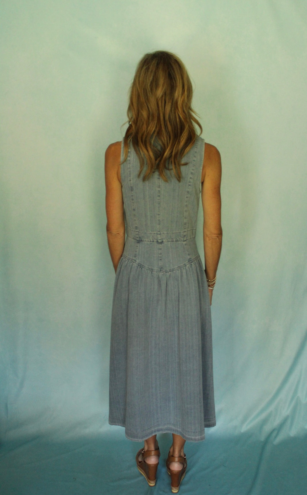 GEORGIA DENIM DRESS BY KARLIE