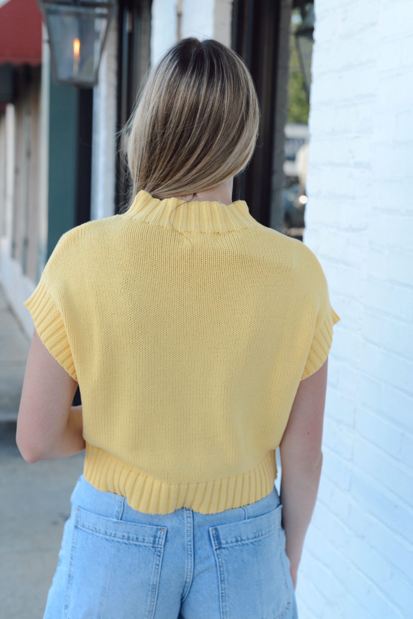 SUNSHINE MOCK NECK SWEATER
