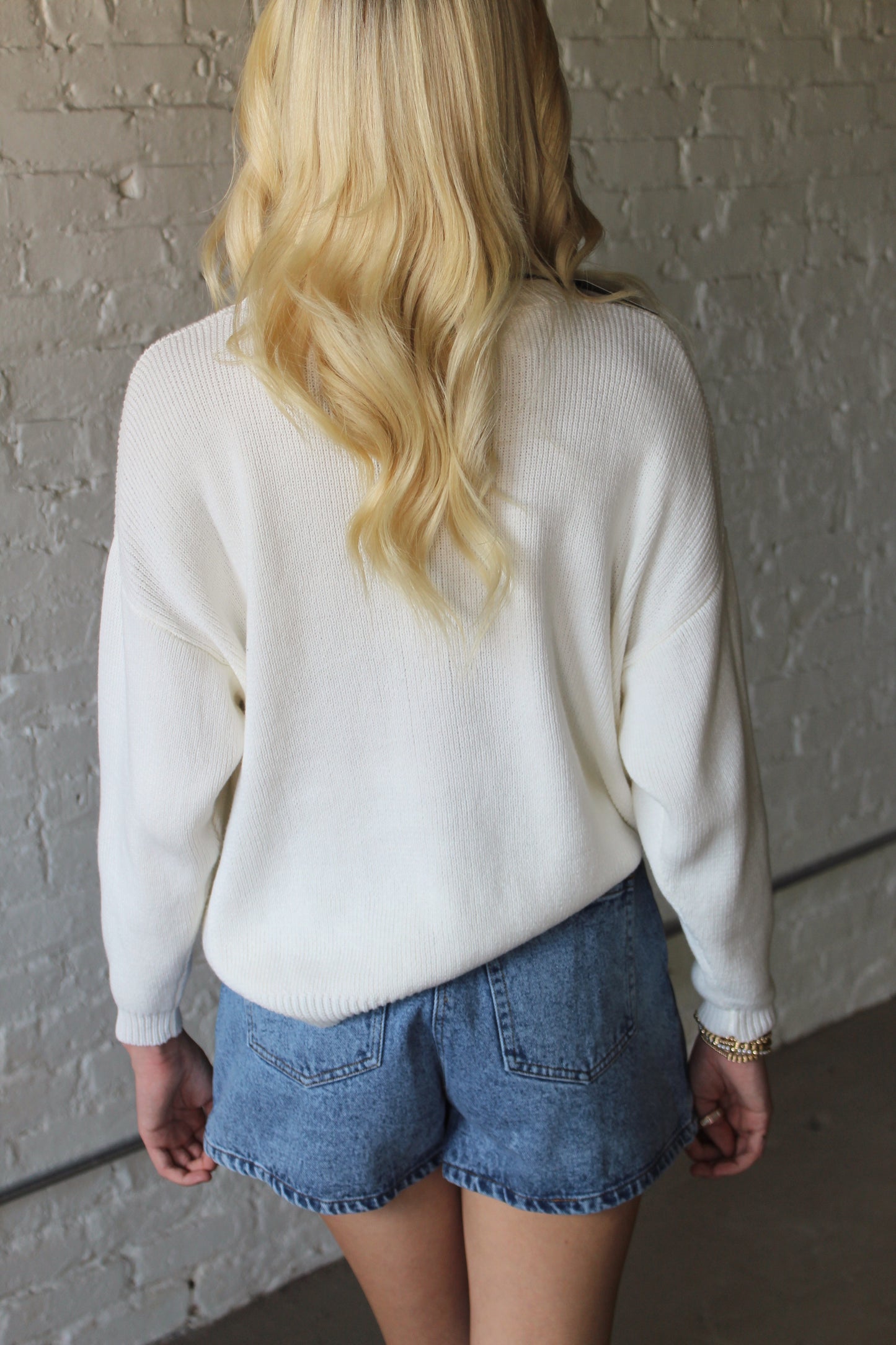 DENIM MINI SKORT BY KARLIE