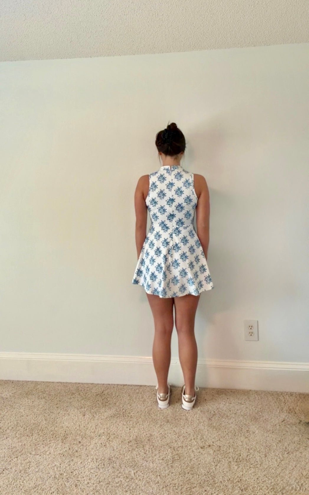 AZURE BLOOM QUARTER - ZIP ATHLETIC DRESS - Gopher Lane Boutique & Gifts