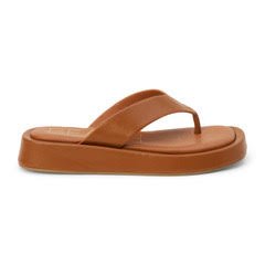 BEACH BY MATISSE MALLORCA WEDGE SANDAL - COGNAC - Gopher Lane Boutique & Gifts