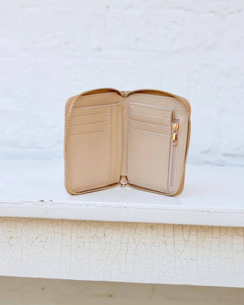 CAROLINE HILL BLAKELY WALLET- WOVEN GOLD - Gopher Lane Boutique & Gifts