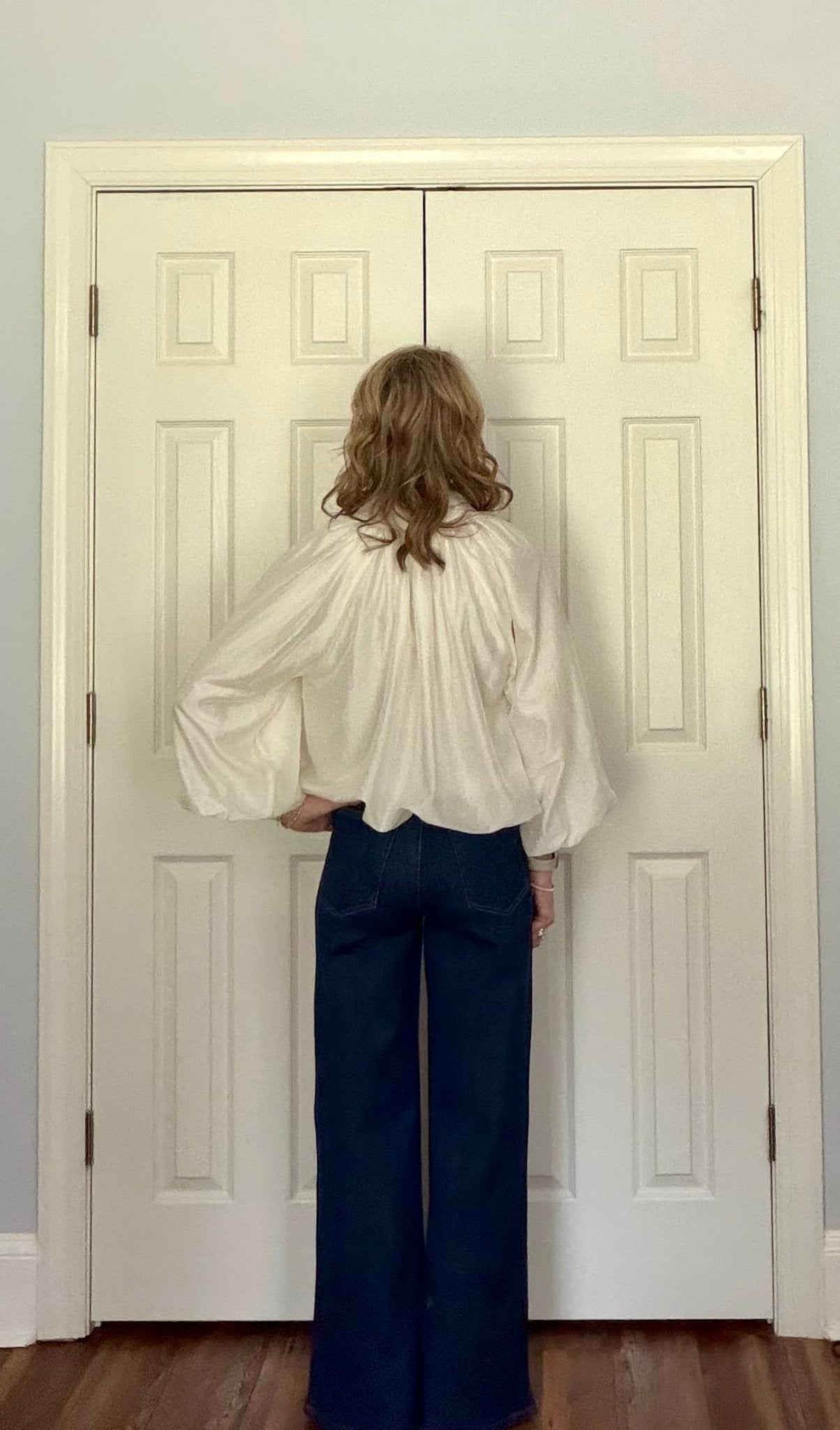 ELARA INDIGO HIGH - RISE PINTUCK WIDE LEG JEANS - Gopher Lane Boutique & Gifts