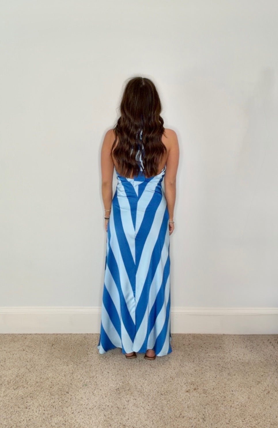 ELENA CHEVRON MAXI DRESS - Gopher Lane Boutique & Gifts