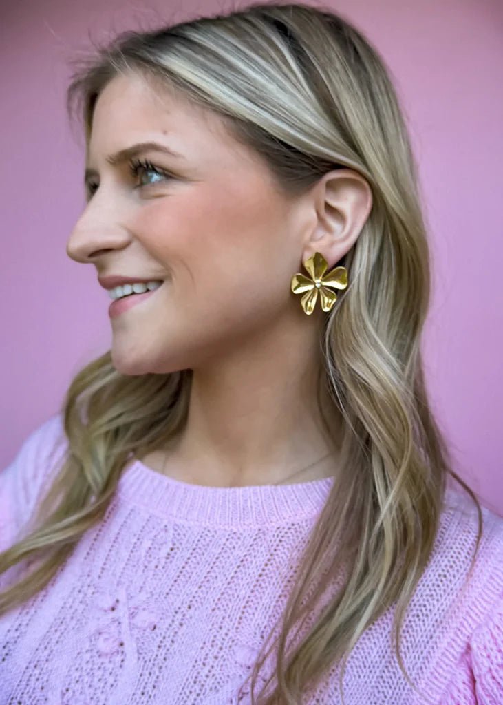 KATIE FLOWER EARRINGS - Gopher Lane Boutique & Gifts