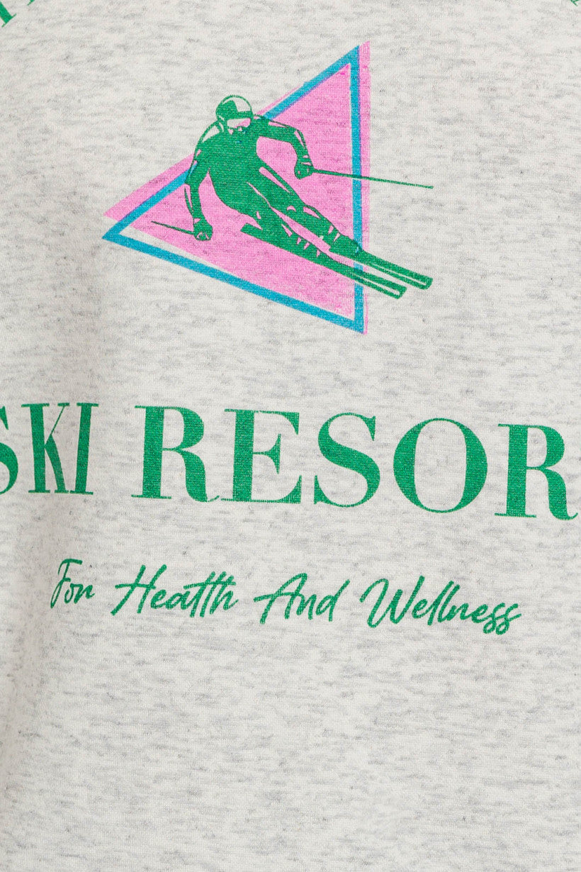 "SKI RESORT" FLEECE SWEATSHIRT
