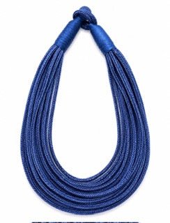 MULTI - STRAND ROPE NECKLACE - BLUE - Gopher Lane Boutique & Gifts