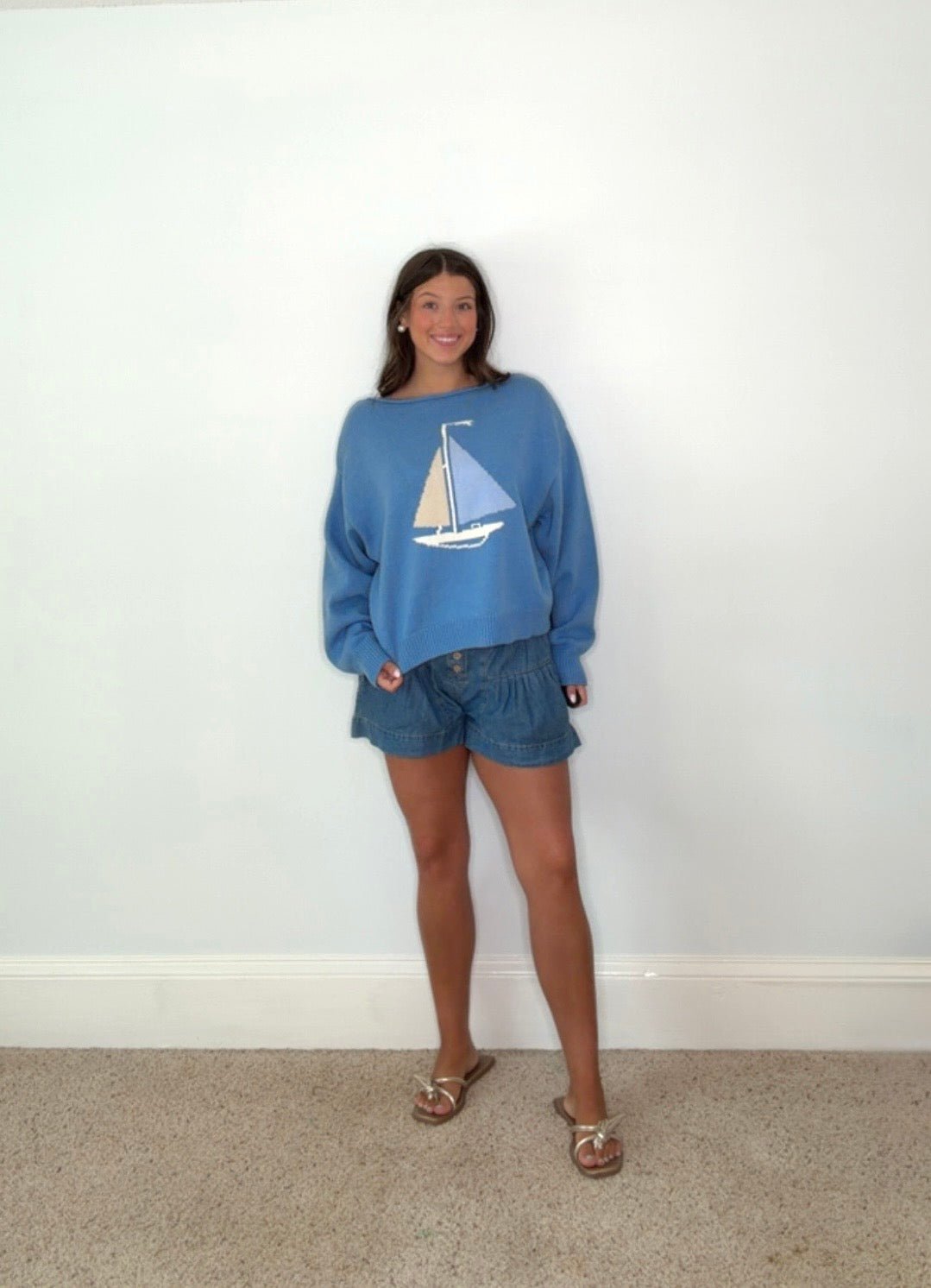 SAIL AWAY SWEATER - Gopher Lane Boutique & Gifts