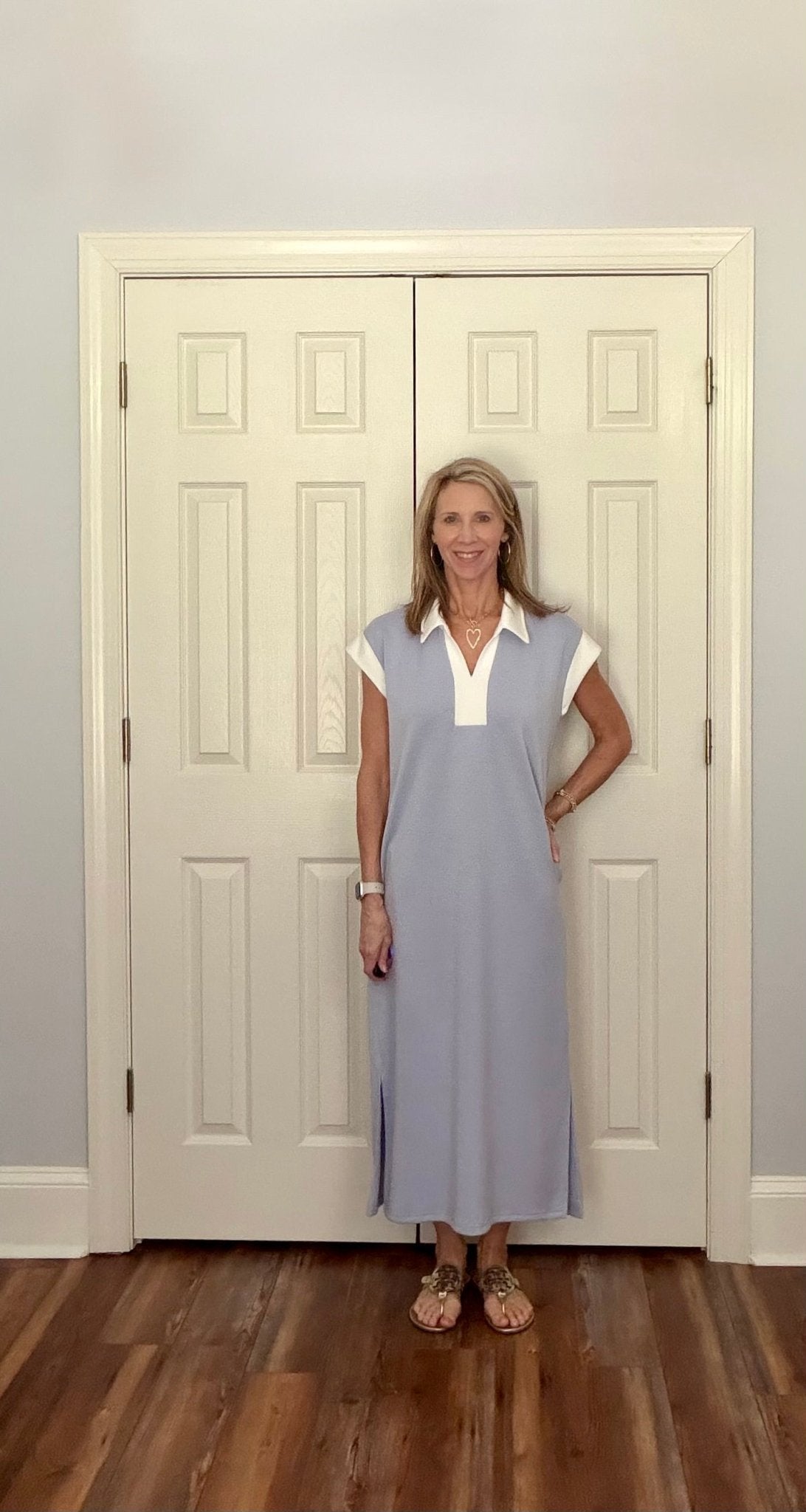 SERENE BLUE MAXI DRESS - Gopher Lane Boutique & Gifts