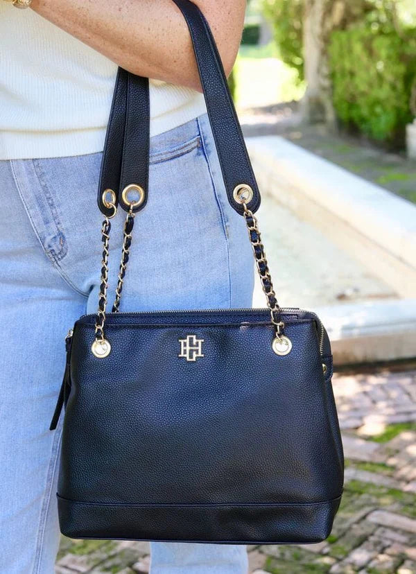 TEEGAN TOTE-BLACK