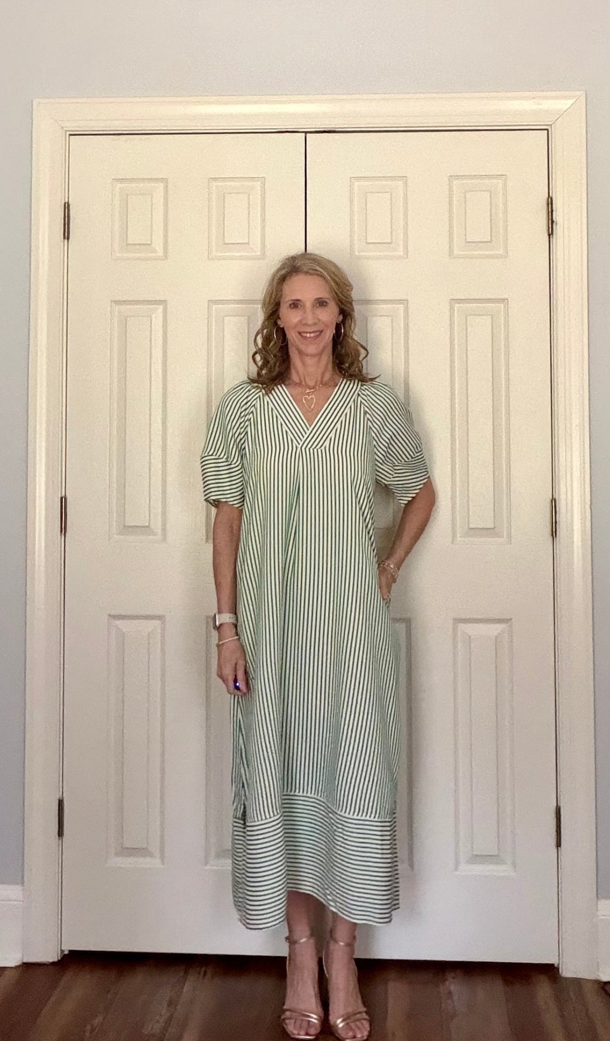 VERANDA STRIPED MAXI DRESS - Gopher Lane Boutique & Gifts