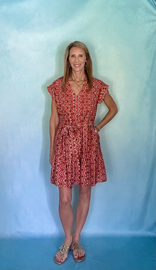 AUTUMN EMBERS DRESS
