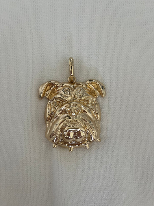 BULLDOG 3D METAL CHARM- GOLD