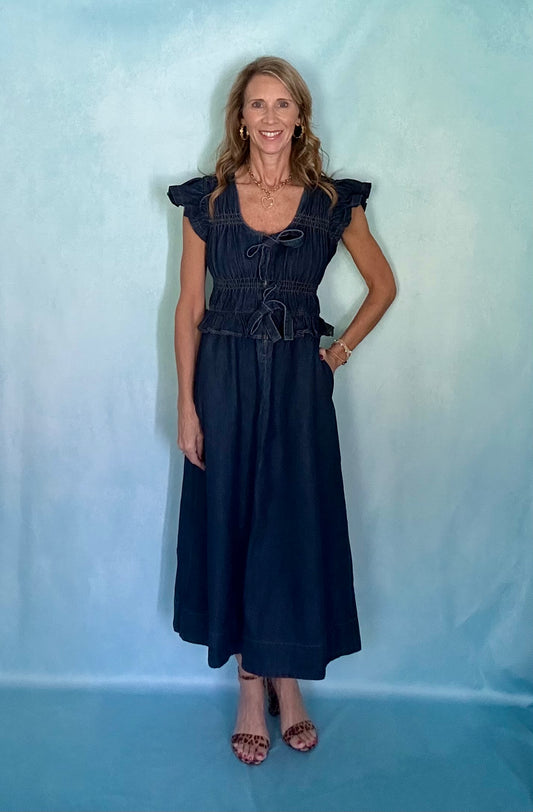 BOHO CHIC DENIM DRESS