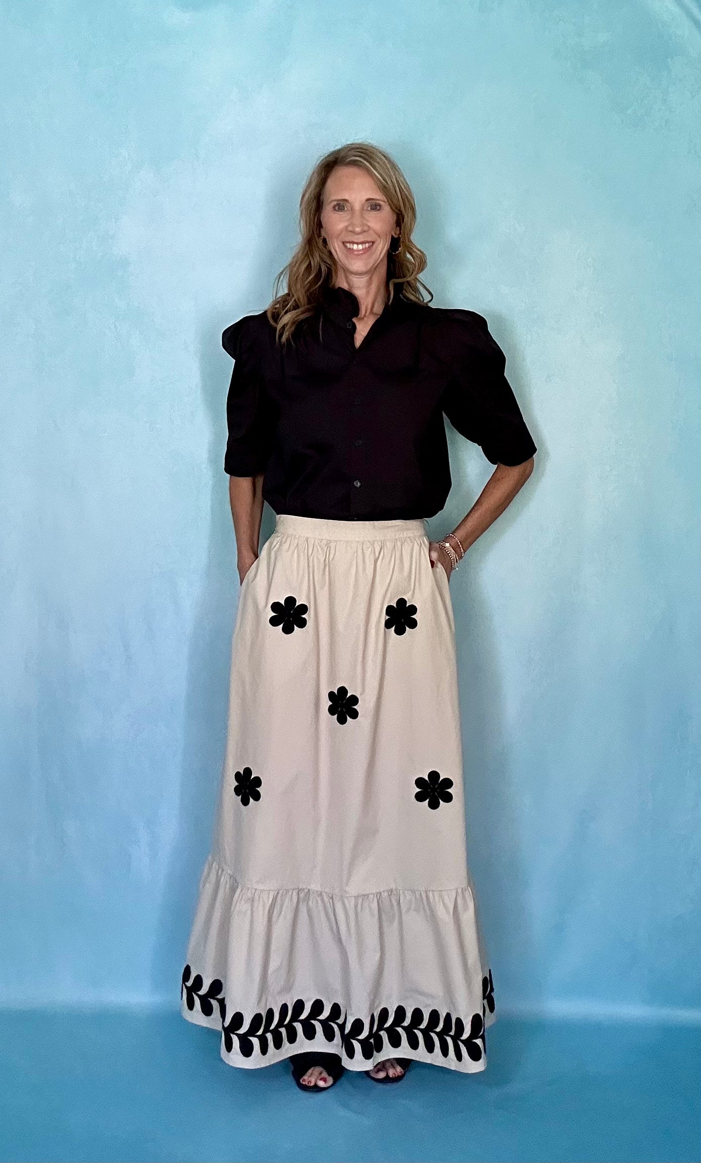 THE ADRIENNE BUTTON UP TOP