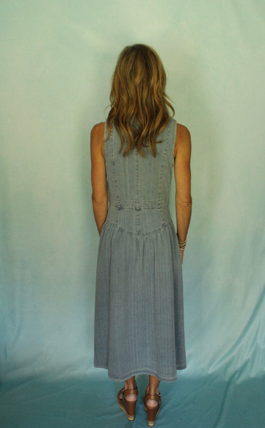 GEORGIA DENIM DRESS BY KARLIE