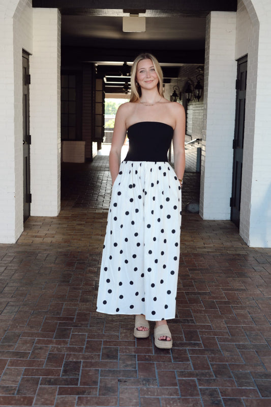 WHITNEY STRAPLESS DRESS