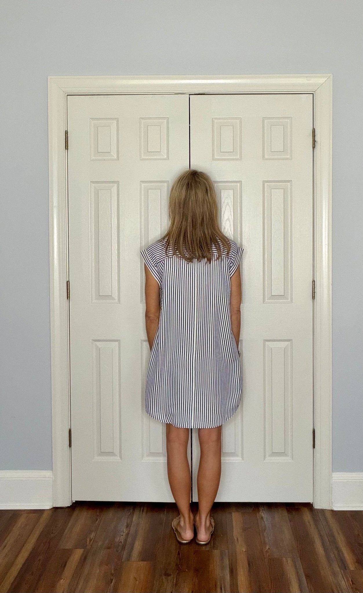 ADDISON STRIPED SHIRT DRESS - Gopher Lane Boutique & Gifts