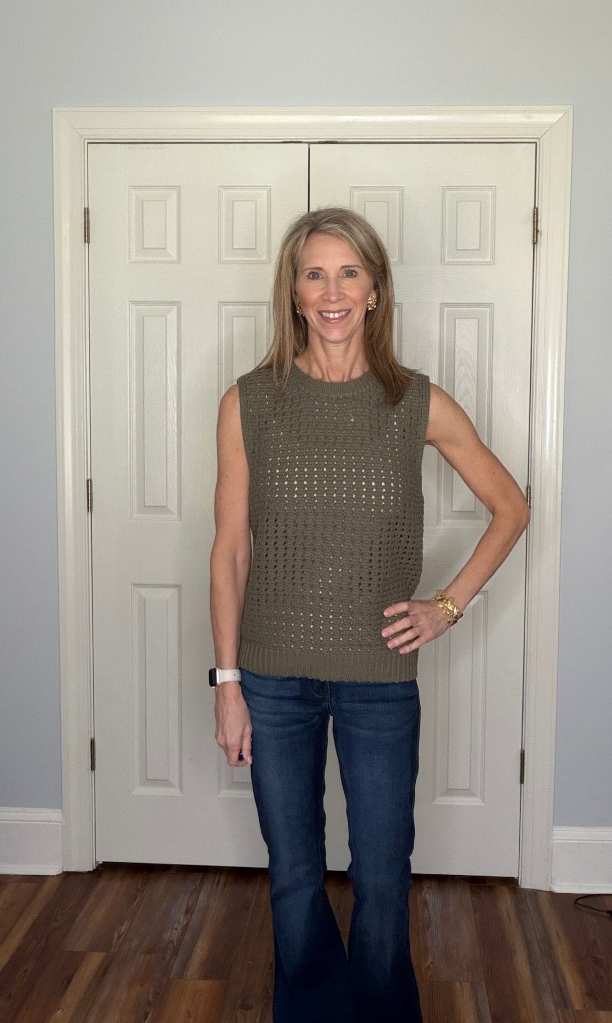 ARIA OLIVE SWEATER - Gopher Lane Boutique & Gifts