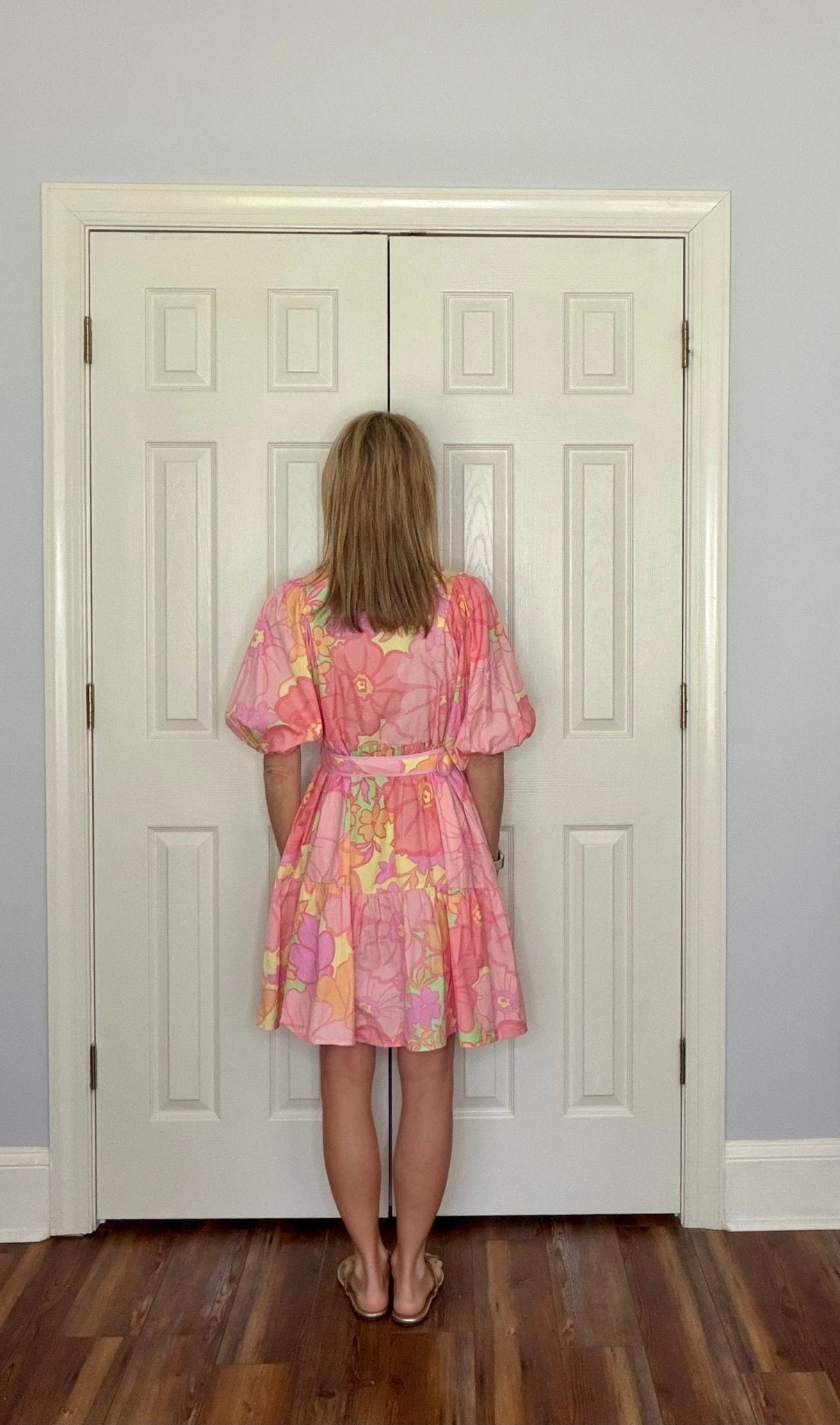 ARIANA FLORAL PUFF SLEEVE SHIRT DRESS BY KARLIE - Gopher Lane Boutique & Gifts