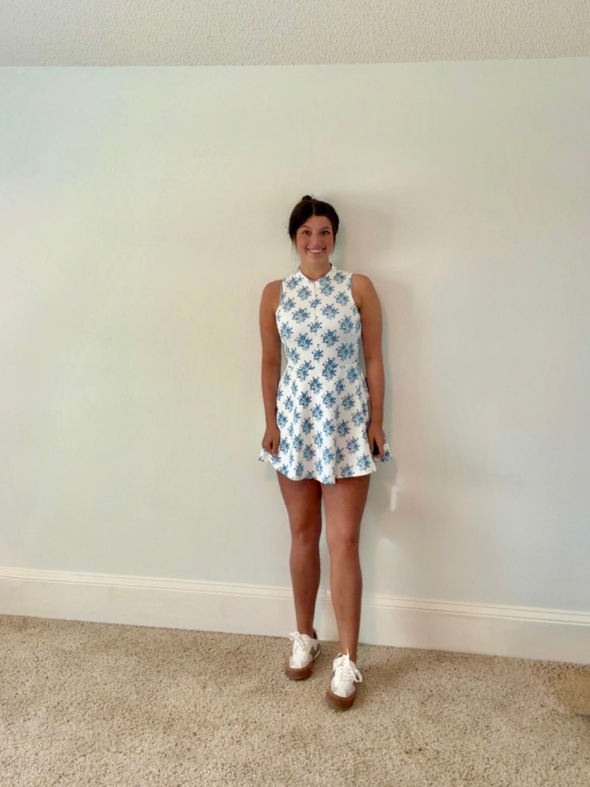 AZURE BLOOM QUARTER - ZIP ATHLETIC DRESS - Gopher Lane Boutique & Gifts