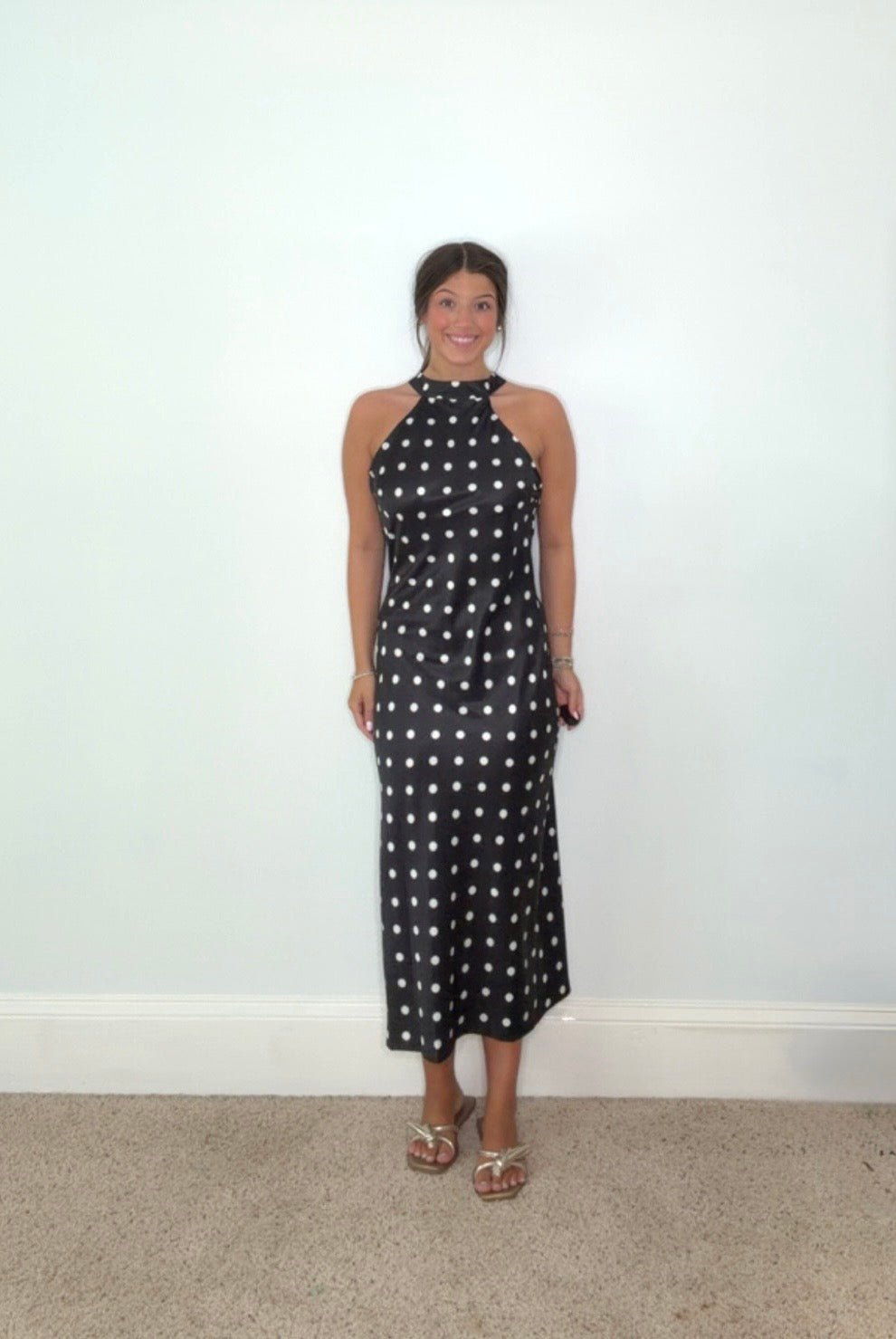 BELLA POLKA DOT MIDI DRESS - Gopher Lane Boutique & Gifts