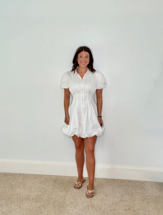 BIANCA BUBBLE HEM DRESS - Gopher Lane Boutique & Gifts