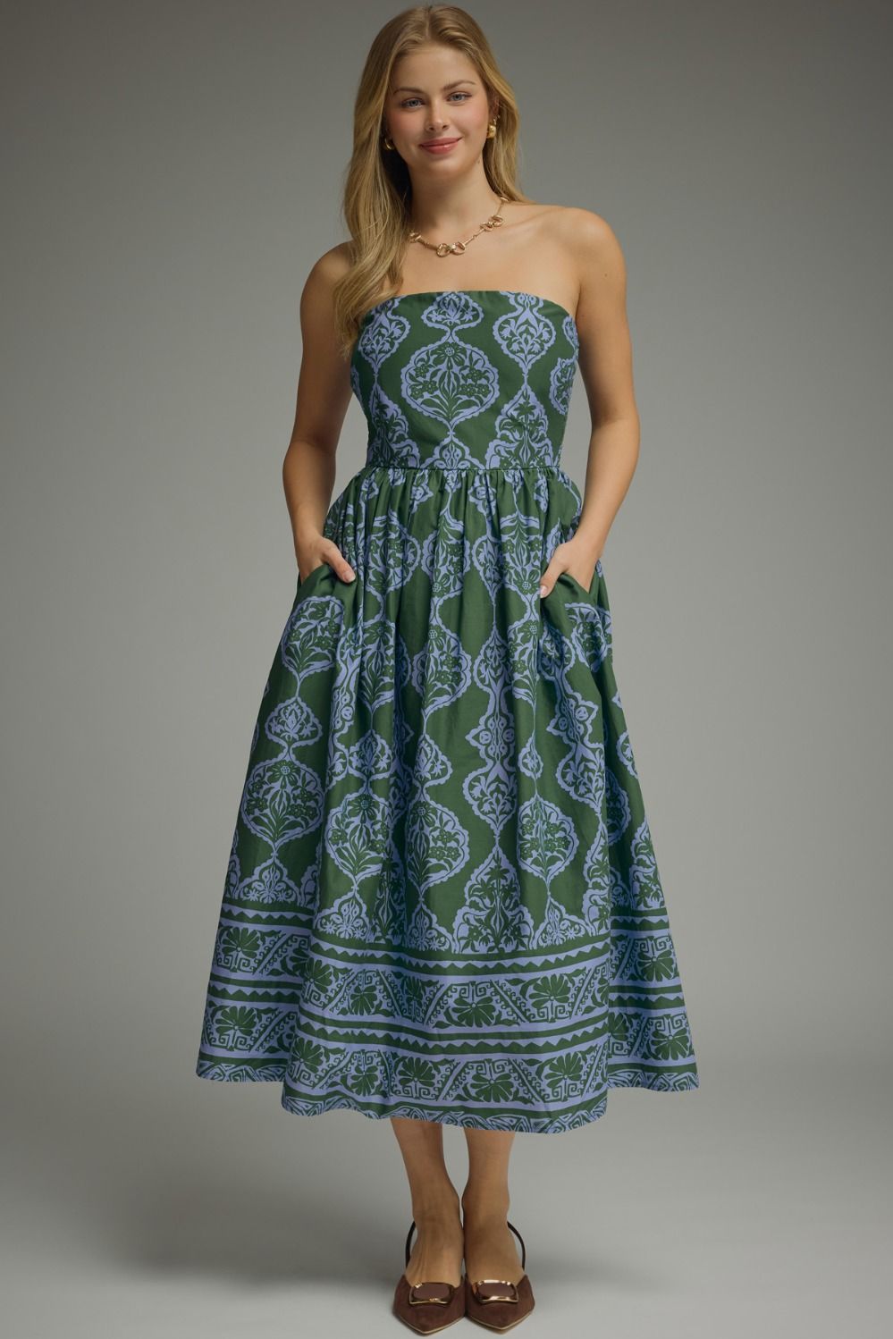 BOTANTICAL BREEZE MIDI DRESS - Gopher Lane Boutique & Gifts