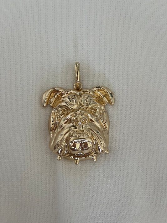 BULLDOG 3D METAL CHARM- GOLD - Gopher Lane Boutique & Gifts