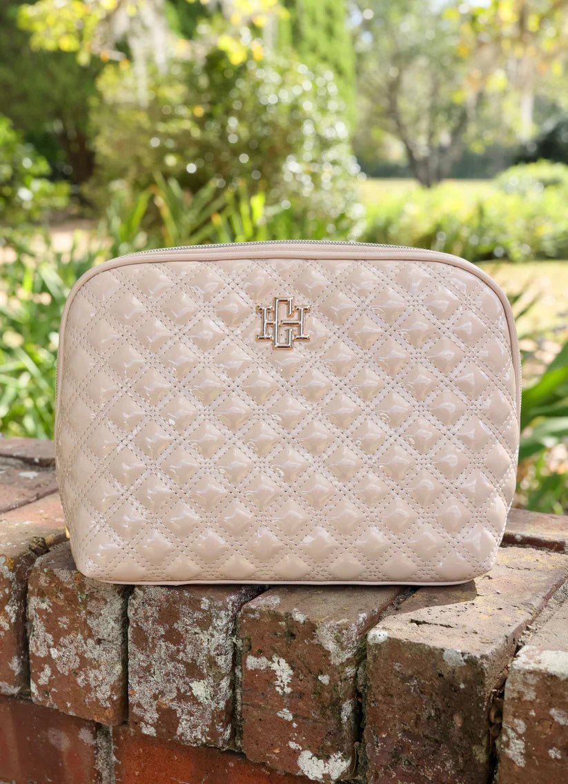 CAPRI LARGE POUCH - NUDE PATENT SQ - Gopher Lane Boutique & Gifts