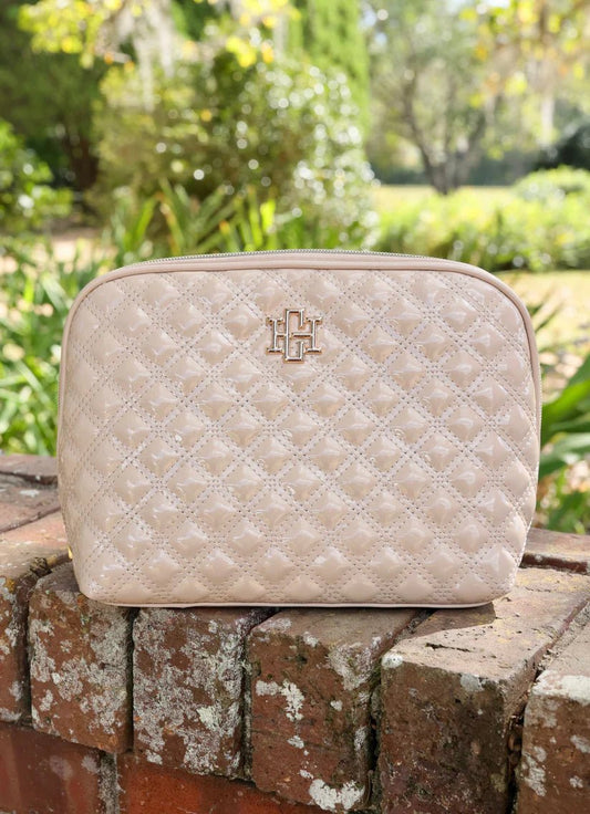 CAPRI LARGE POUCH - NUDE PATENT SQ - Gopher Lane Boutique & Gifts