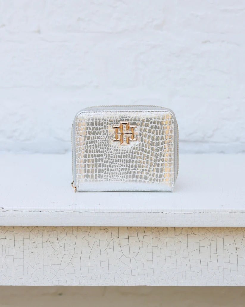 CAROLINE HILL BLAKELY WALLET- SILVER EC - Gopher Lane Boutique & Gifts
