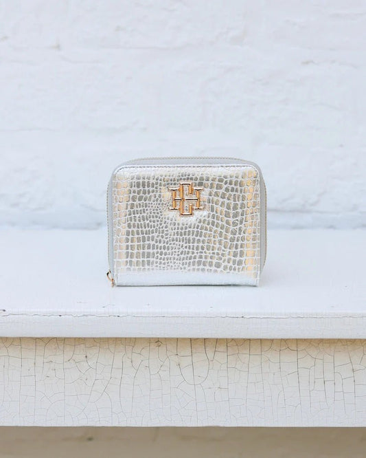 CAROLINE HILL BLAKELY WALLET- SILVER EC - Gopher Lane Boutique & Gifts