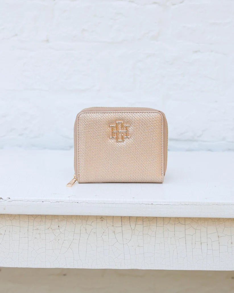 CAROLINE HILL BLAKELY WALLET- WOVEN GOLD - Gopher Lane Boutique & Gifts