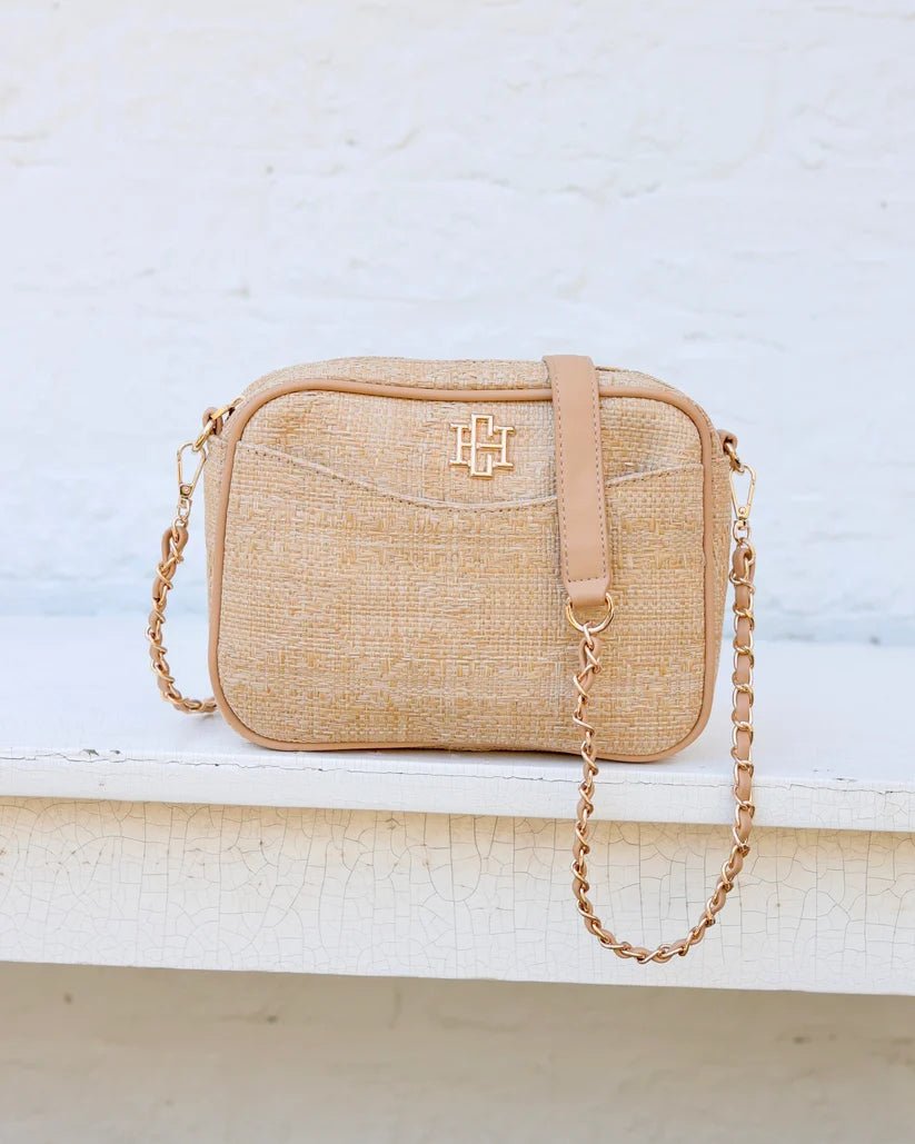 CAROLINE HILL FIONA CROSSBODY- NATURAL LATTICE - Gopher Lane Boutique & Gifts