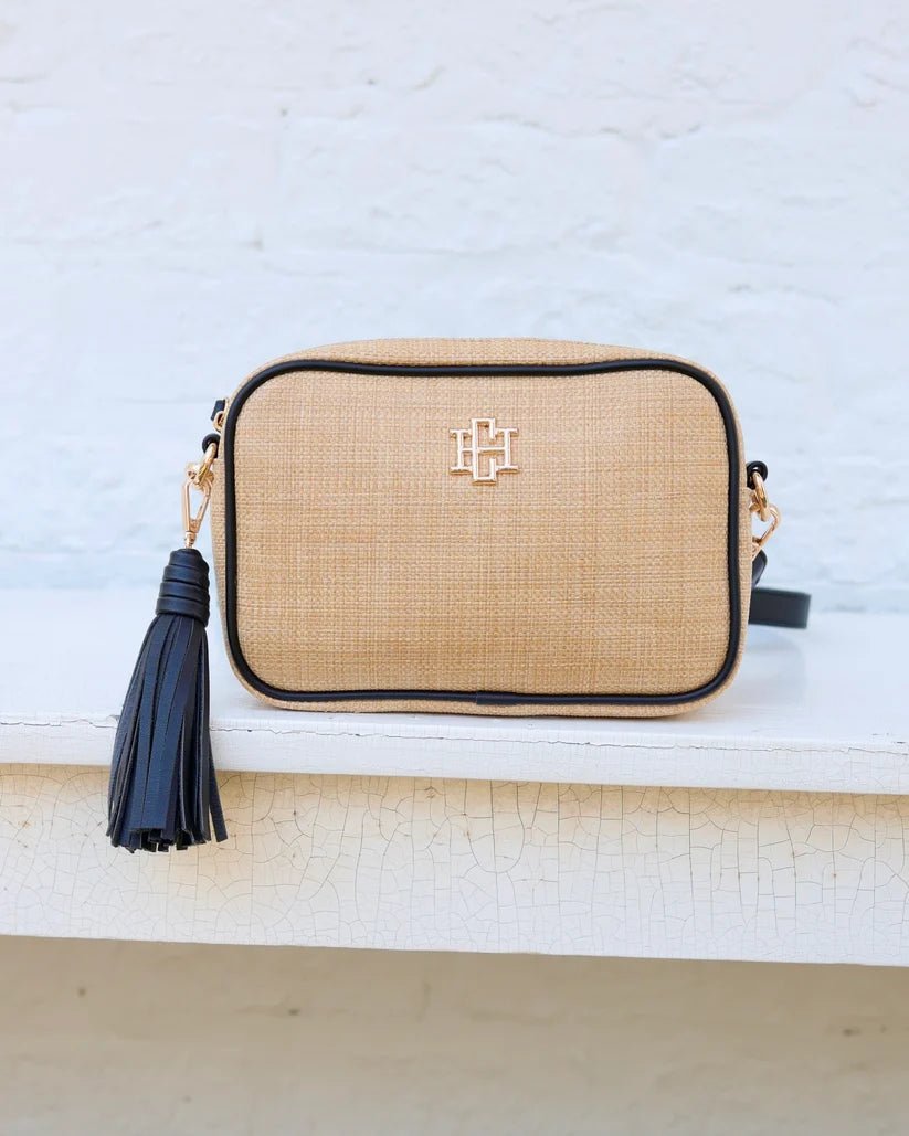 CAROLINE HILL MARGOE CROSSBODY- NATURAL BLACK - Gopher Lane Boutique & Gifts