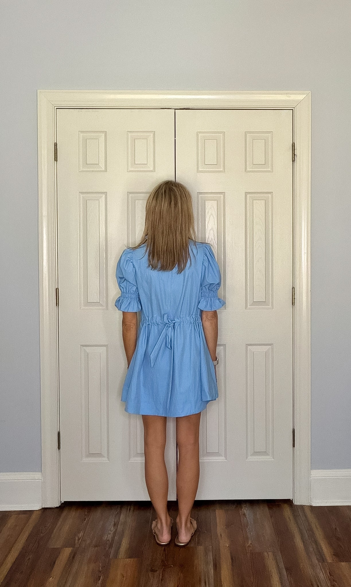 CATY PUFF SLEEVE DRESS - Gopher Lane Boutique & Gifts