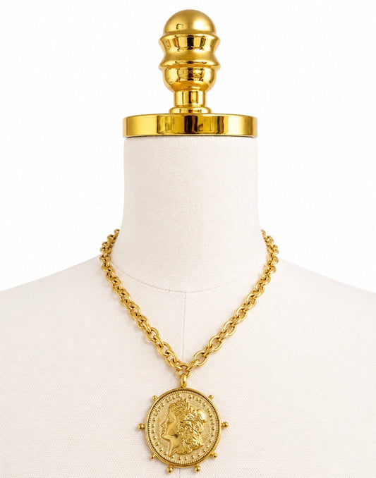 CHANSUTTPEARLS GOLD COIN NECKLACE - Gopher Lane Boutique & Gifts