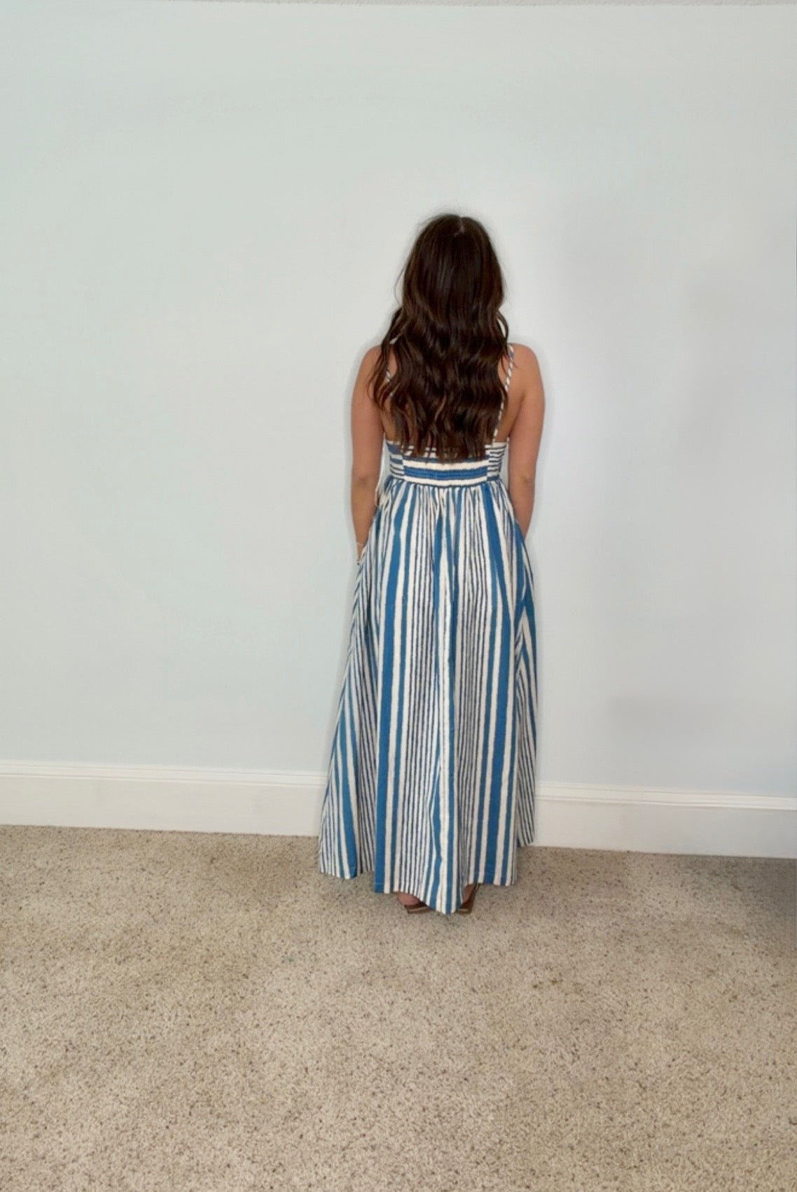 CORA STRIPED MIDI DRESS - Gopher Lane Boutique & Gifts
