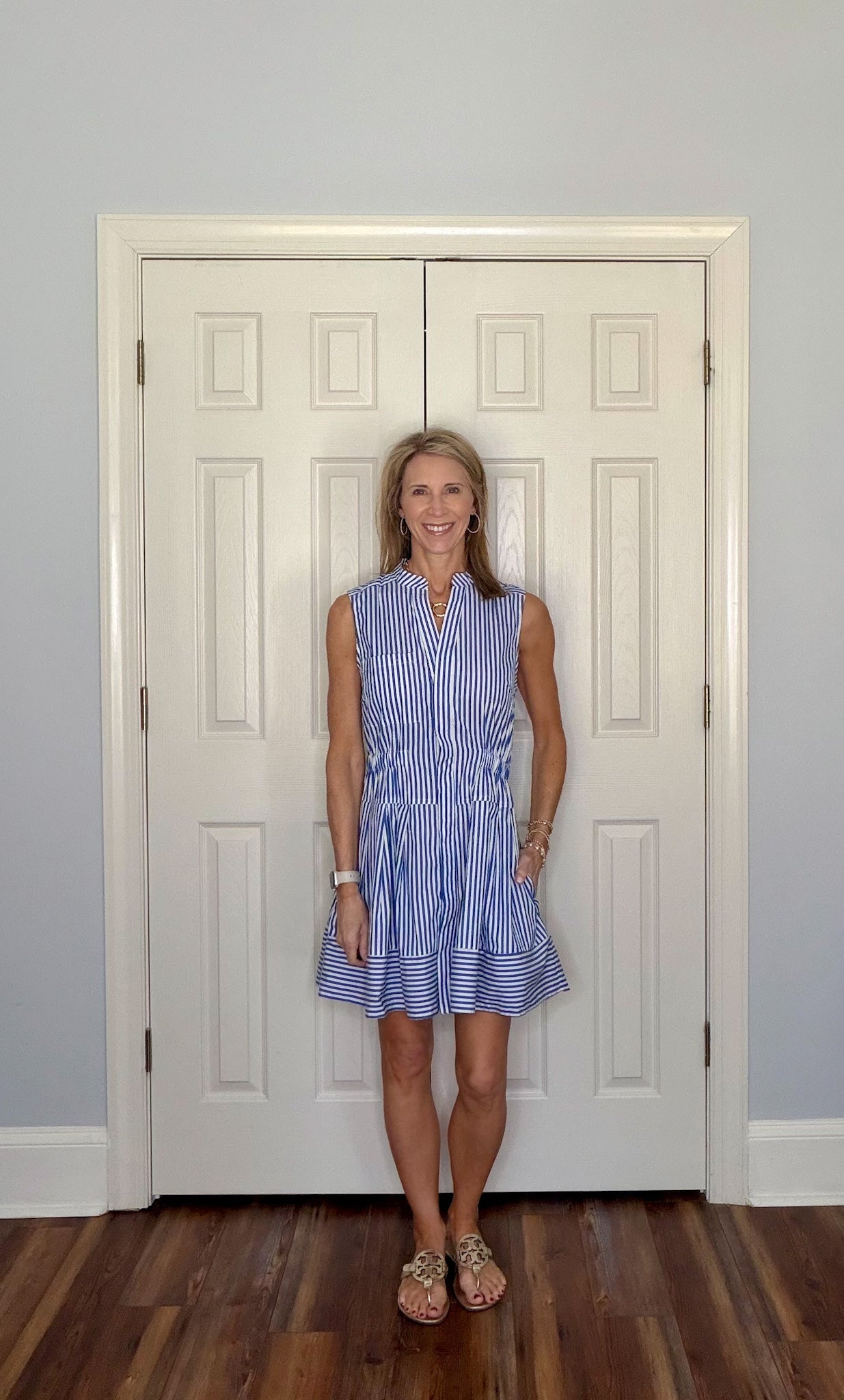 EDITH STRIPED MINI DRESS - Gopher Lane Boutique & Gifts