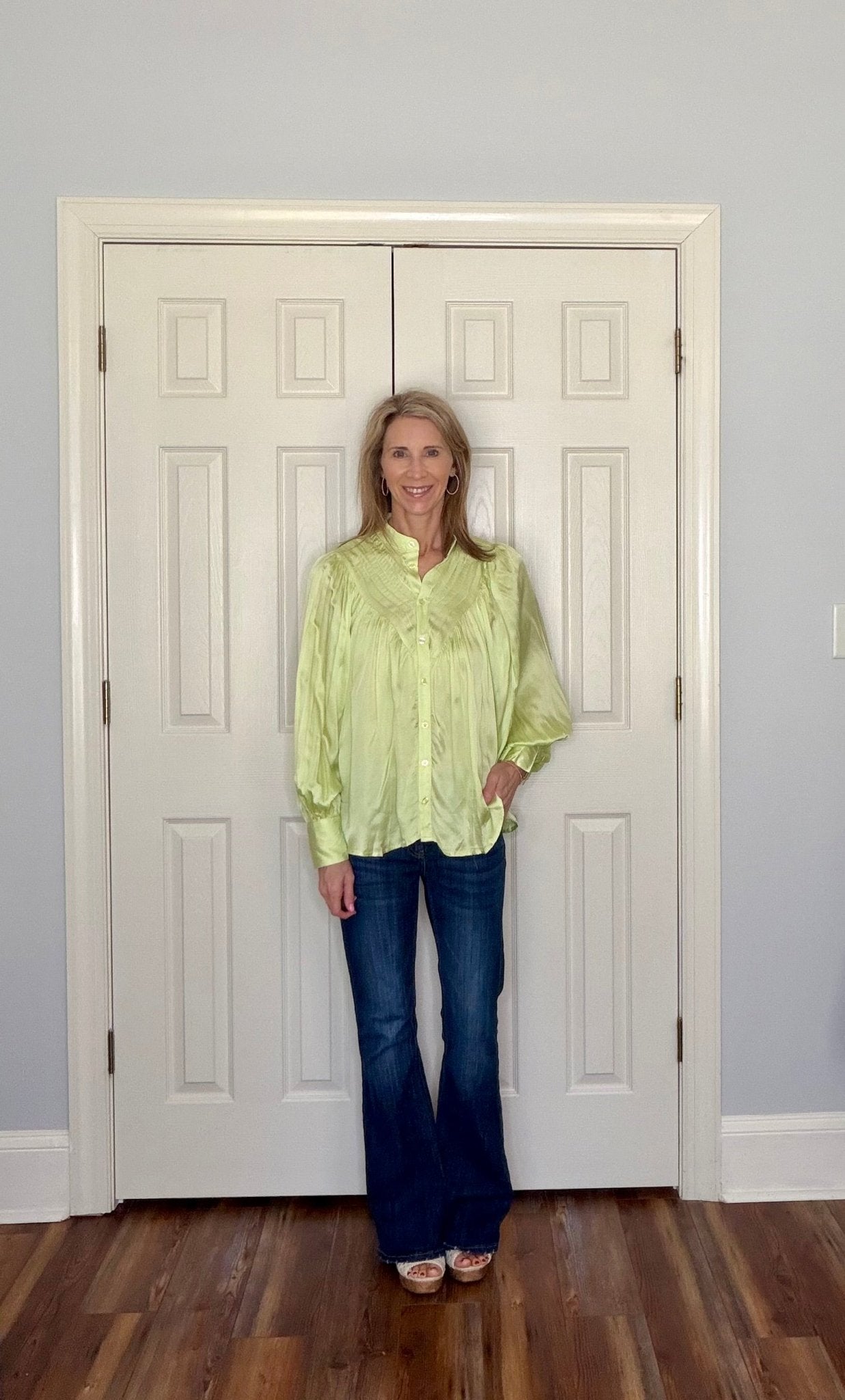 ELARA PINTUCK BLOUSE BY KARLIE - Gopher Lane Boutique & Gifts
