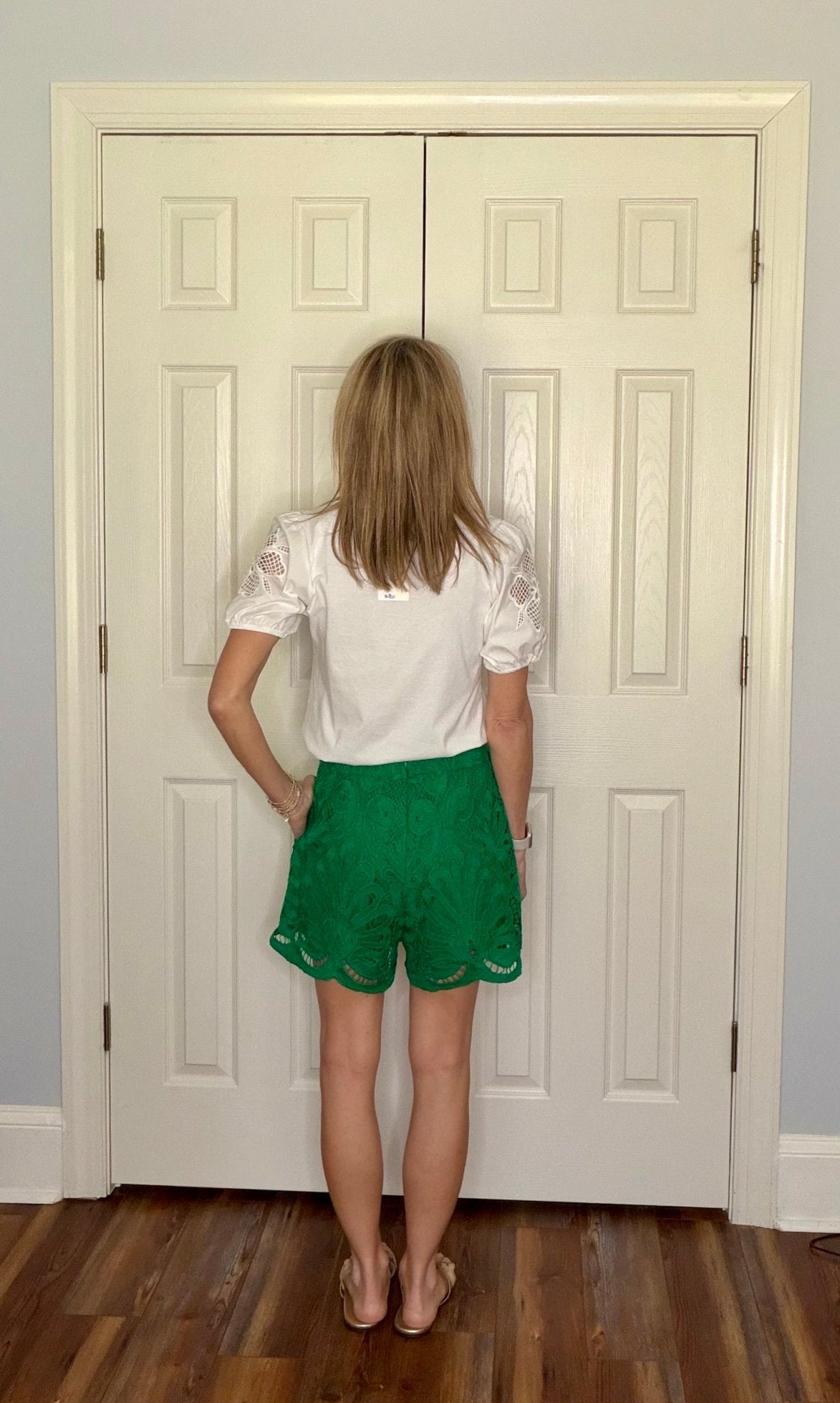 EMERALD MUSE SCALLOPED LACE SHORTS - Gopher Lane Boutique & Gifts