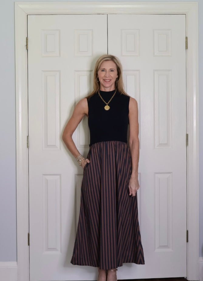 ESPRESSO SKIES MIDI DRESS - Gopher Lane Boutique & Gifts